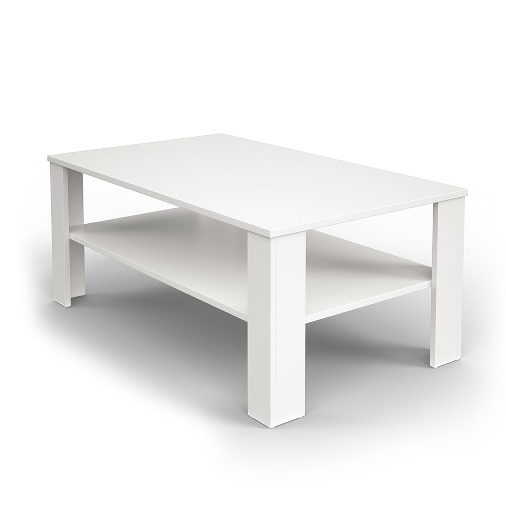 Vicco Tavolino da salotto Bianco 100 x 60 cm