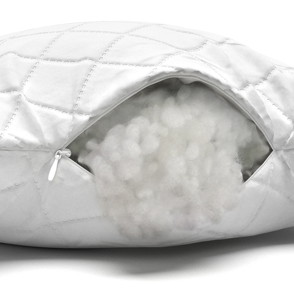 Vitalispa Cuscino per la testa Bianco 40 x 80 cm Set di 2