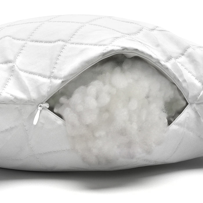 Vitalispa Cuscino per la testa Bianco 40 x 80 cm Set di 2