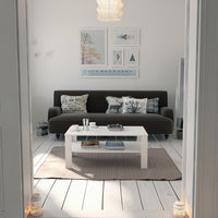 Vicco Tavolino da salotto Bianco 100 x 60 cm