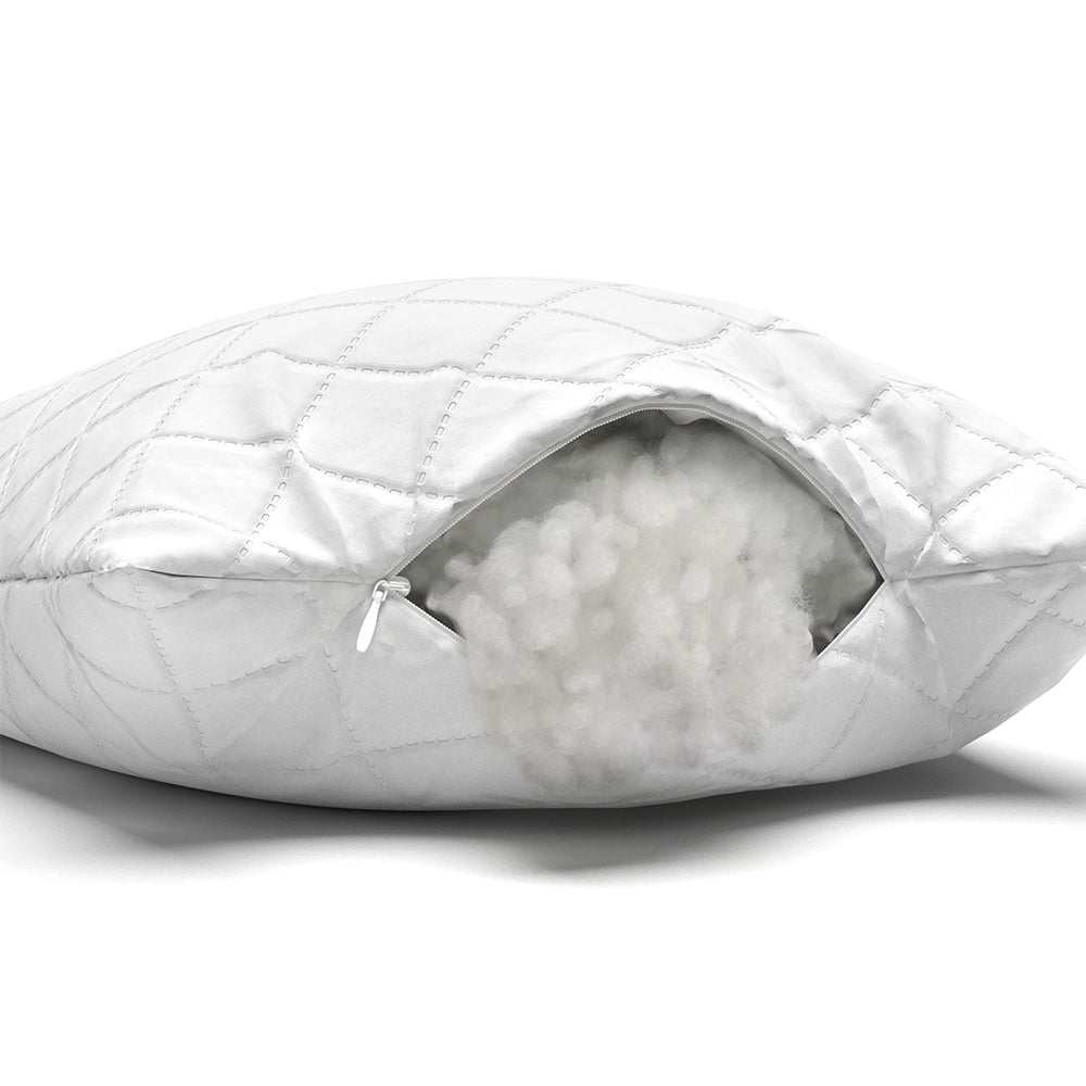 Vitalispa Cuscino per la testa Bianco 50 x 75 cm Set di 2