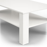 Vicco Tavolino da salotto Bianco 100 x 60 cm
