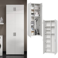 Vicco Armadio universale Bianco 80 x 182.4 cm con estensione dell'armadio