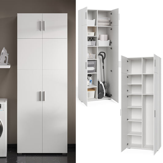 Vicco Armadio universale Bianco 80 x 182.4 cm con estensione dell'armadio