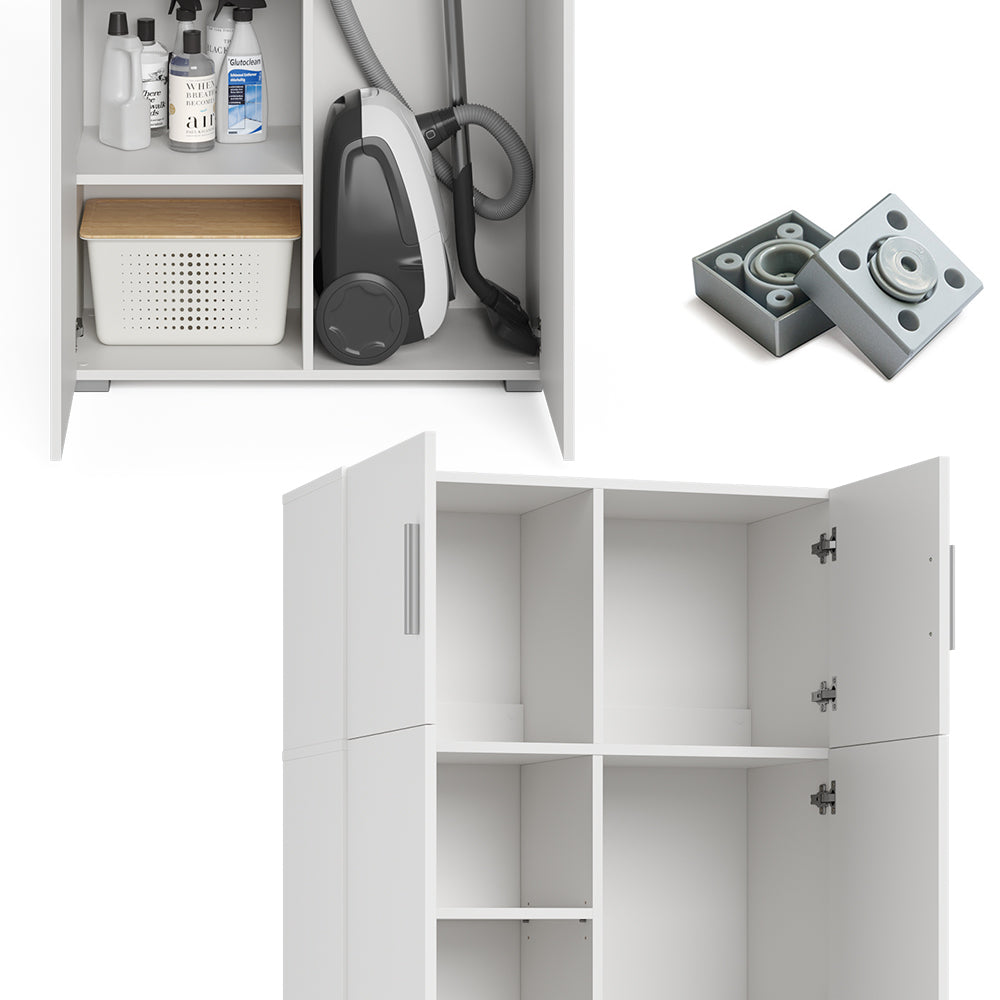 Vicco Armadio universale Bianco 80 x 182.4 cm con estensione dell'armadio