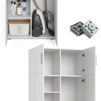 Vicco Armadio universale Bianco 80 x 182.4 cm con estensione dell'armadio