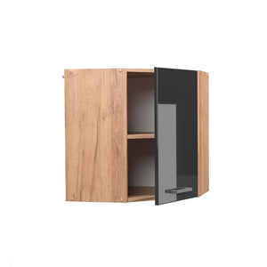 Vicco Mobile angolare da cucina Antracite lucido 57 cm