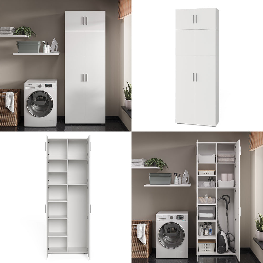 Vicco Armadio universale Bianco 80 x 182.4 cm con estensione dell'armadio