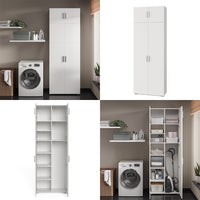 Vicco Armadio universale Bianco 80 x 182.4 cm con estensione dell'armadio