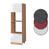 Vicco Set mobili bagno Bianco lucido 60 cm