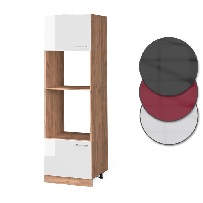 Vicco Set mobili bagno Bianco lucido 60 cm