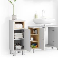 Vicco Set mobili bagno Bianco 3 parti