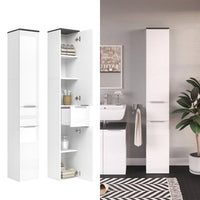 Vicco Mobile bagno alto Bianco lucido 30 x 190 cm