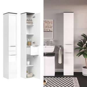 Vicco Mobile bagno alto Bianco lucido 30 x 190 cm