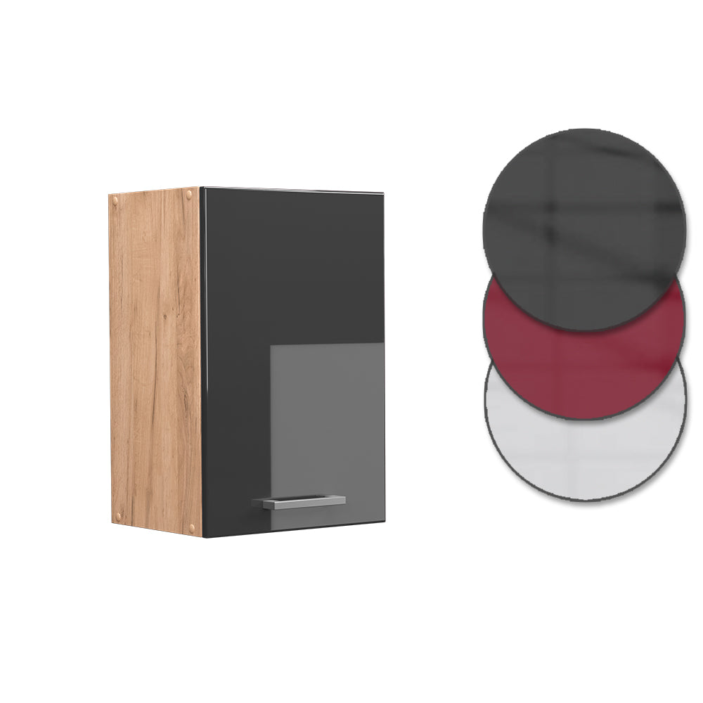 Vicco Pensile da cucina Antracite lucido 40 cm