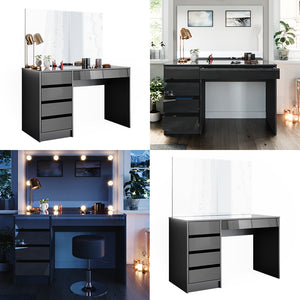 Vicco Tavolo da toeletta Antracite 55 cm