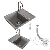 Bergström Lavello Calcestruzzo 57.5 x 46 cm con asciugatura