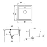 Bergström Lavello Beige 49 x 51 cm
