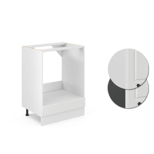 Vicco Mobile per forno da incasso Bianco casa di campagna 60 cm senza piano di lavoro