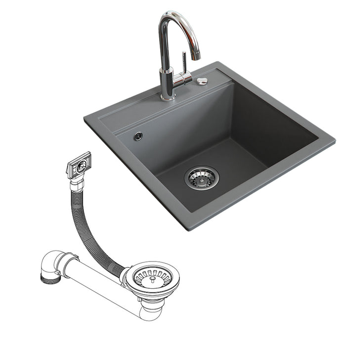 Bergström Lavello Grigio 49 x 51 cm