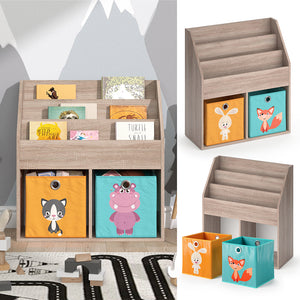 Vicco Libreria bambini Sonoma 30.7 x 79 cm con 2 scatole pieghevoli opt.1