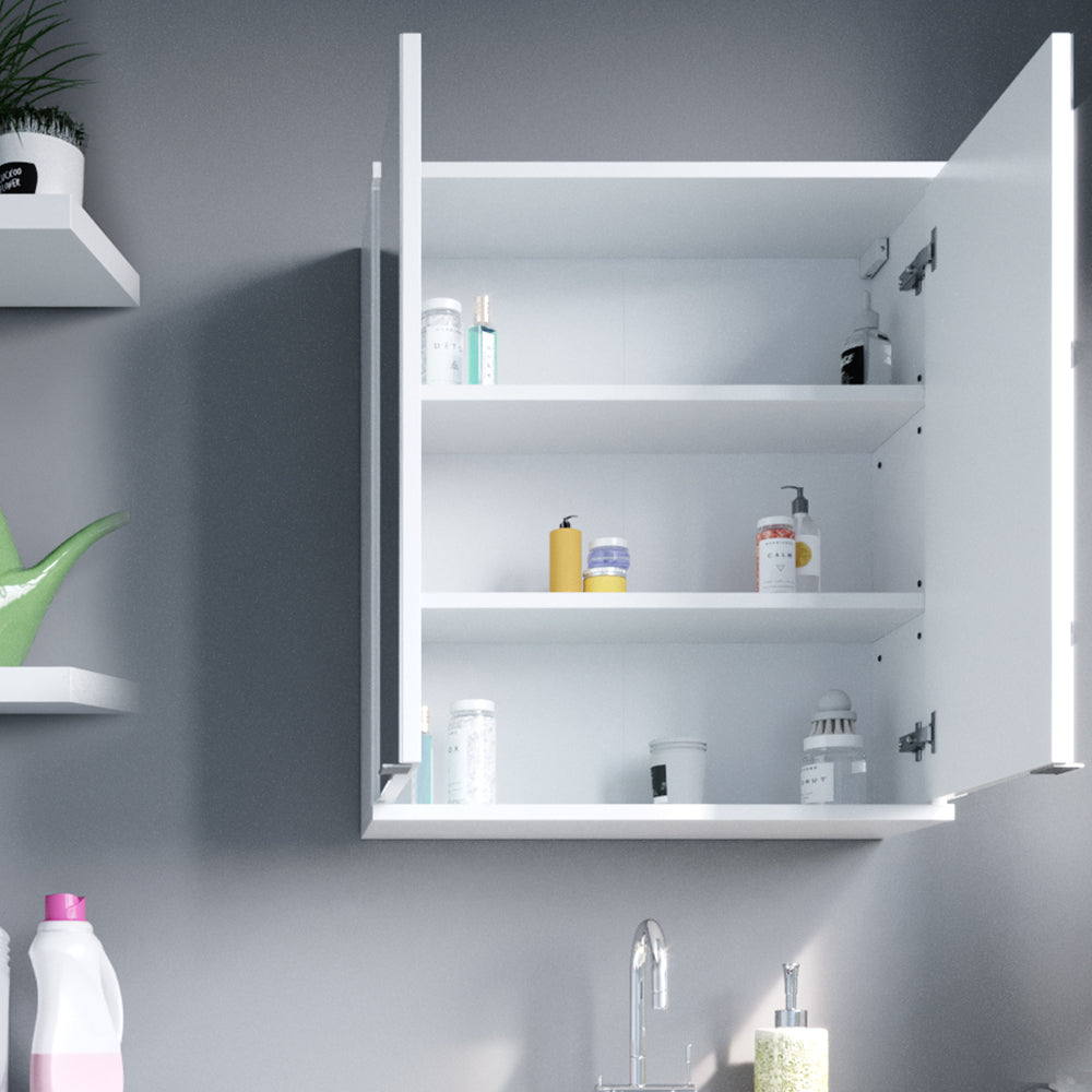 Vicco Specchio contenitore bagno Bianco 60 x 68 cm