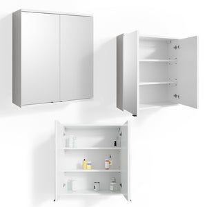 Vicco Specchio contenitore bagno Bianco 60 x 68 cm