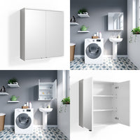 Vicco Specchio contenitore bagno Bianco 60 x 68 cm