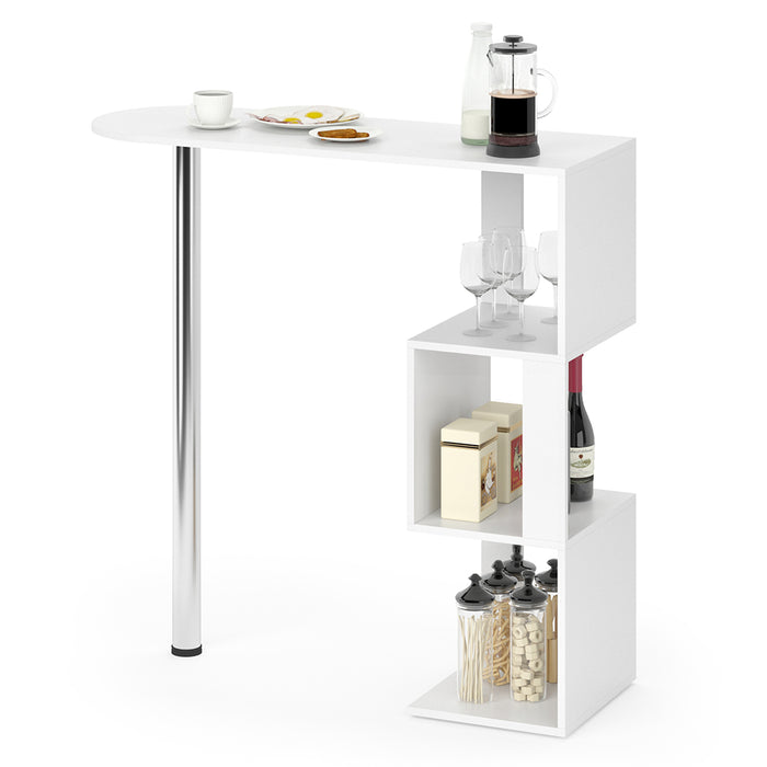 Vicco Tavolo bar alto Bianco 113 x 39.8 cm