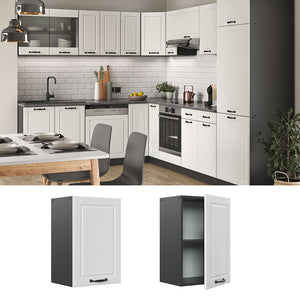 Vicco Pensile da cucina Bianco casa di campagna 40 cm