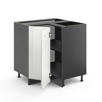 Vicco Mobile ad angolo cucina Bianco casa di campagna 75.6 cm senza piano di lavoro