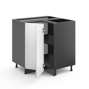 Vicco Mobile ad angolo cucina Bianco casa di campagna 75.6 cm , PL Antracite