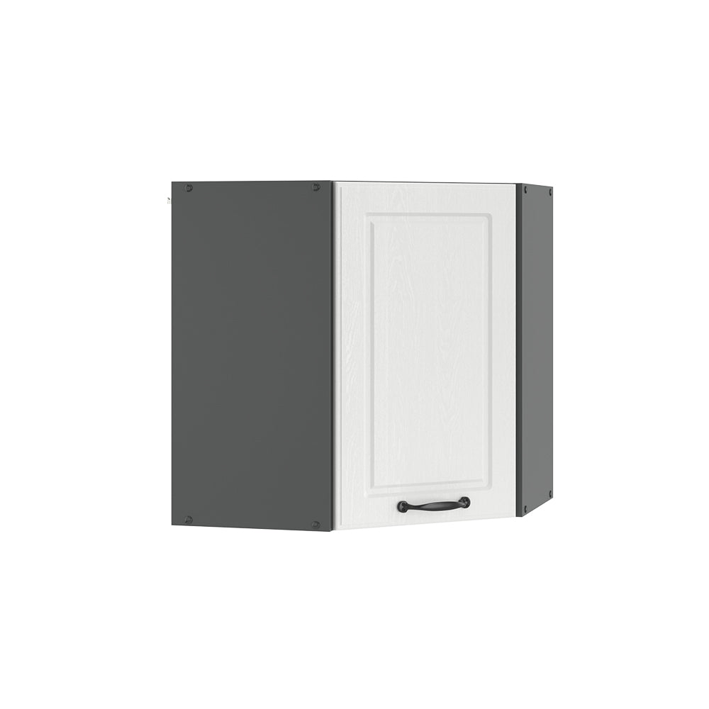 Vicco Mobile angolare da cucina Bianco casa di campagna 57 cm