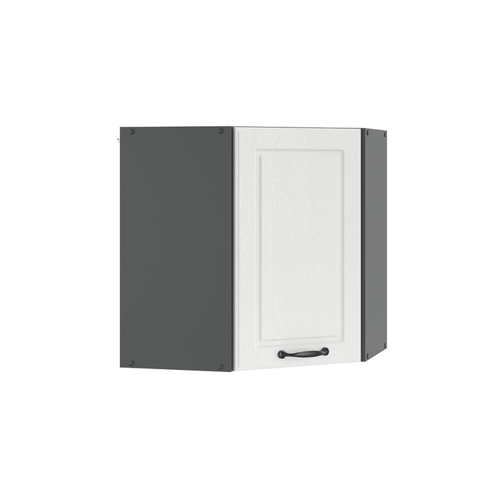 Vicco Mobile angolare da cucina Bianco casa di campagna 57 cm