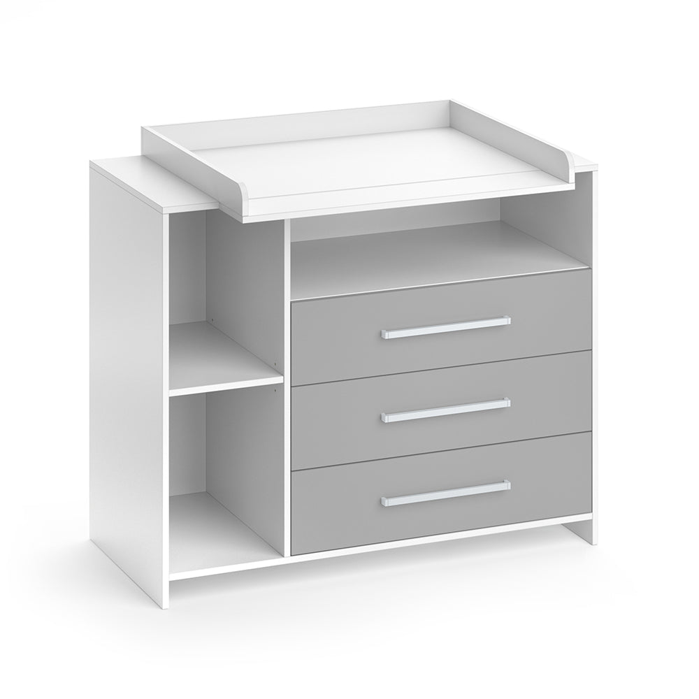 Vicco Fasciatoio Bianco/Grigio 113 x 100 cm