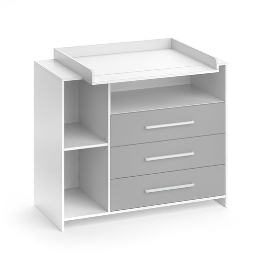 Vicco Fasciatoio Bianco/Grigio 113 x 100 cm