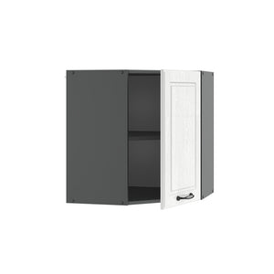 Vicco Mobile angolare da cucina Bianco casa di campagna 57 cm