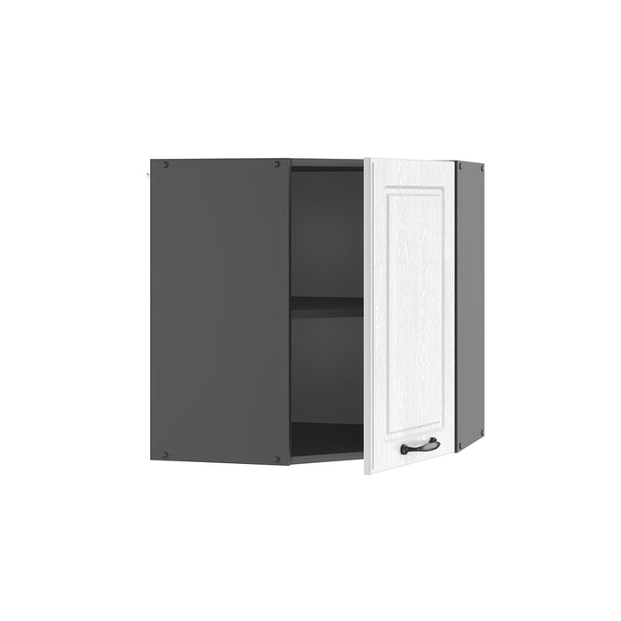 Vicco Mobile angolare da cucina Bianco casa di campagna 57 cm