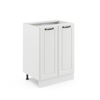 Vicco Mobiletto base cucina Bianco casa di campagna 60 cm senza piano di lavoro