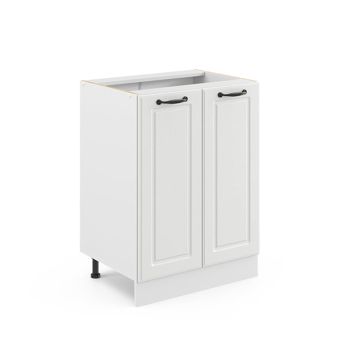 Vicco Mobiletto base cucina Bianco casa di campagna 60 cm senza piano di lavoro