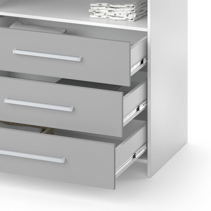 Vicco Fasciatoio Bianco/Grigio 113 x 100 cm