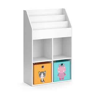 Vicco Libreria bambini Bianco 72 x 114.2 cm con 2 scatole pieghevoli