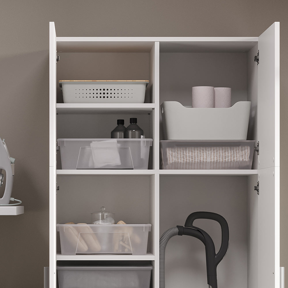 Vicco Scaffale per file Bianco 80 x 182.4 cm con cassetto