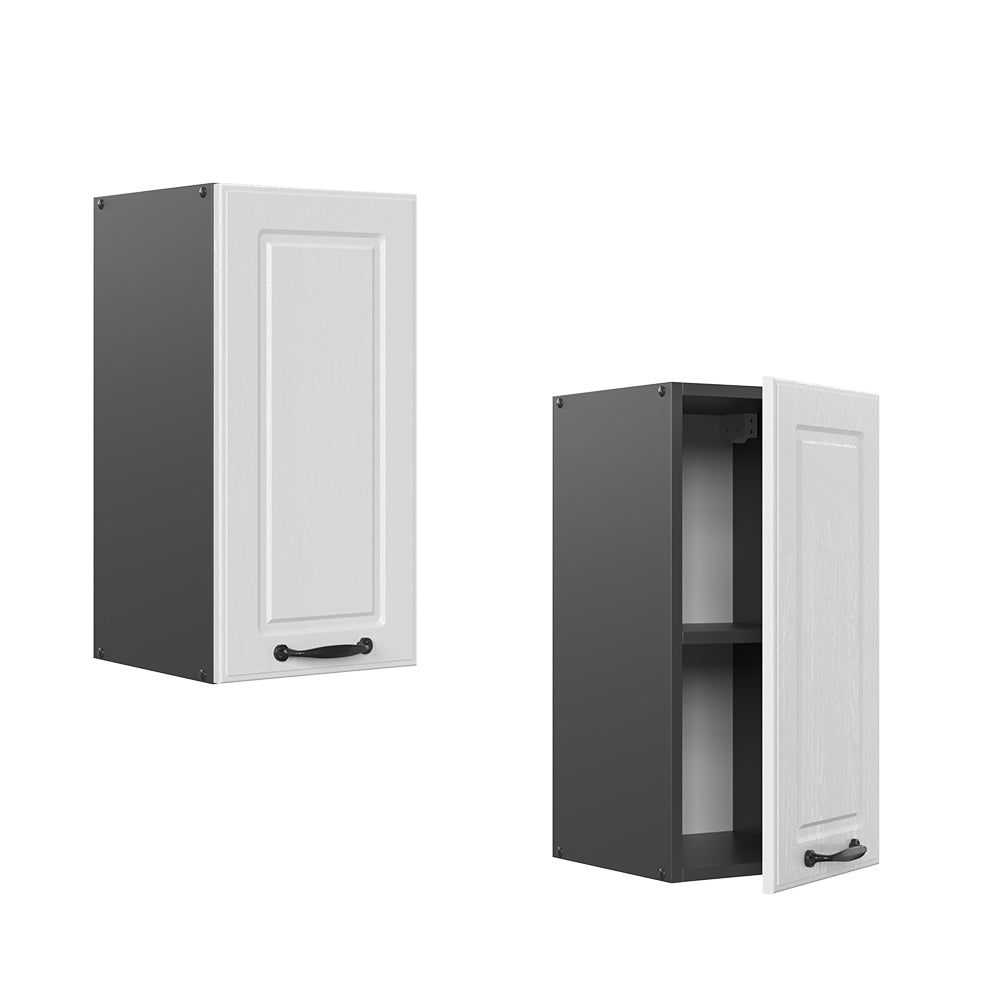 Vicco Pensile da cucina Bianco casa di campagna 30 cm