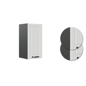 Vicco Pensile da cucina Bianco casa di campagna 30 cm