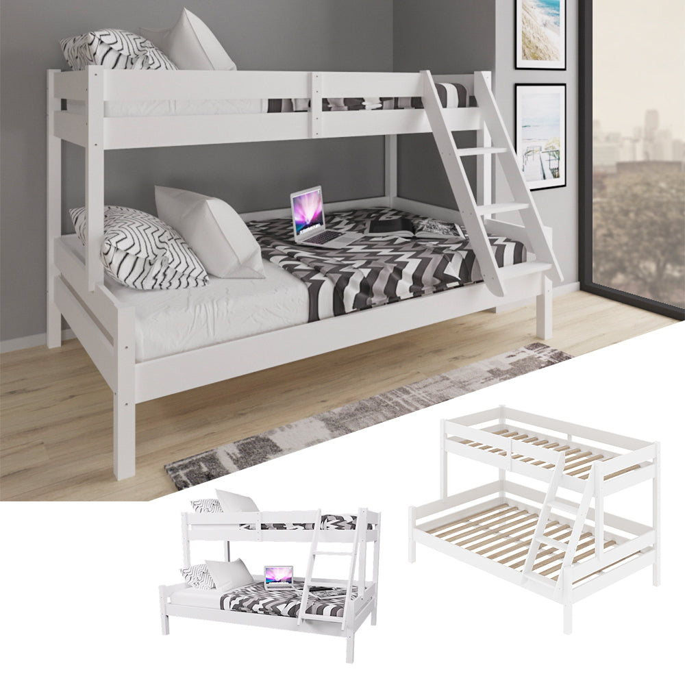 Vitalispa Letto a castello Bianco 140x200 / 90x200 cm