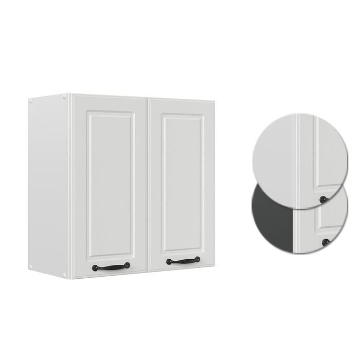 Vicco Pensile da cucina Bianco casa di campagna 60 cm