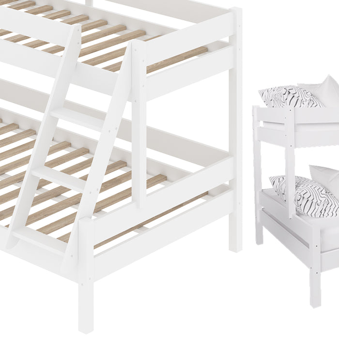 Vitalispa Letto a castello Bianco 120x200 / 80x200 cm