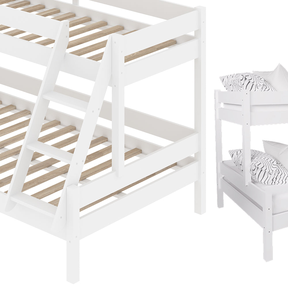 Vitalispa Letto a castello Bianco 140x200 / 90x200 cm