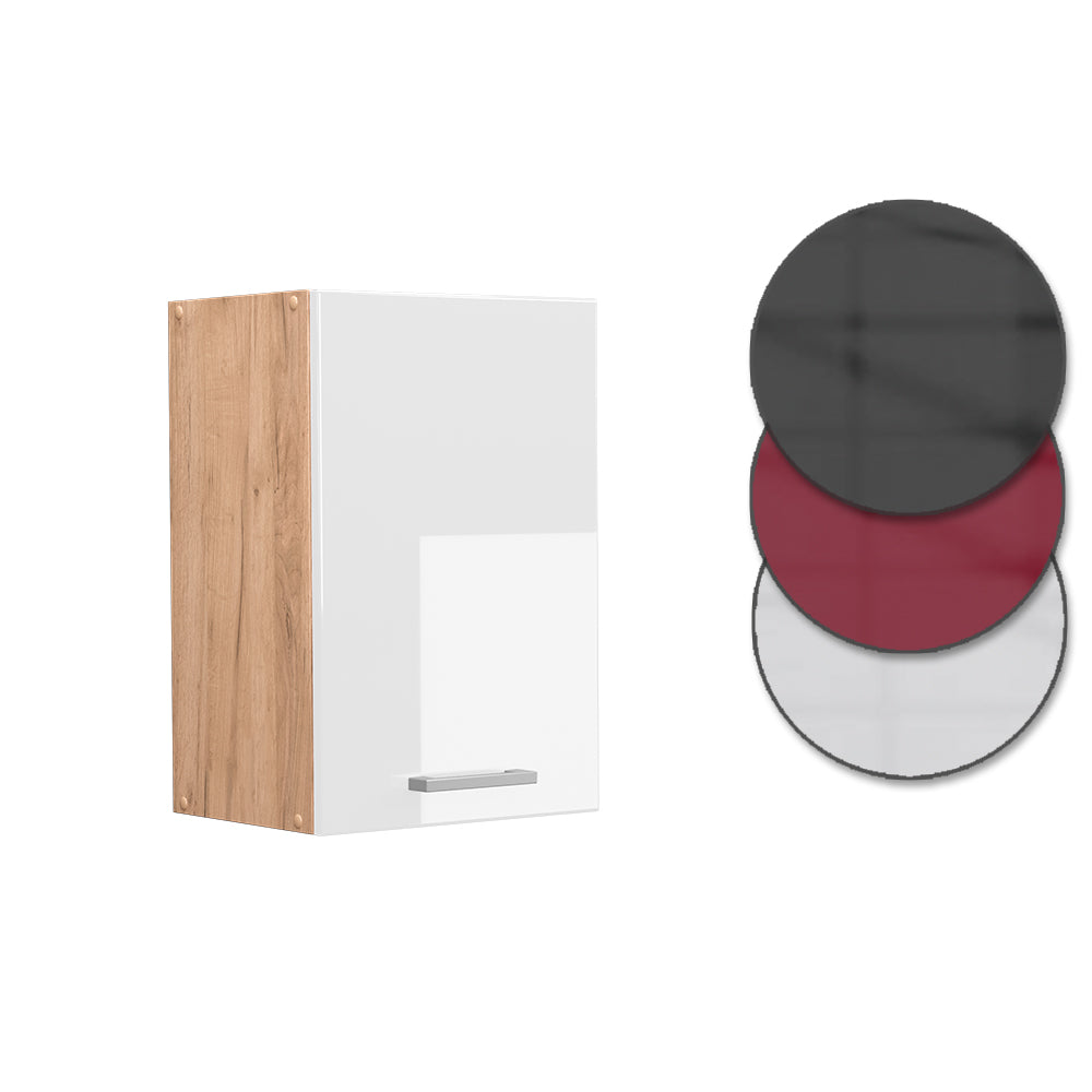 Vicco Pensile da cucina Bianco lucido 40 cm